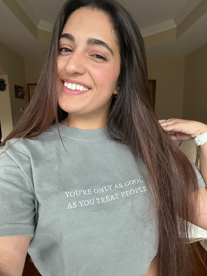 You’re only as cool as you treat people t shirt
