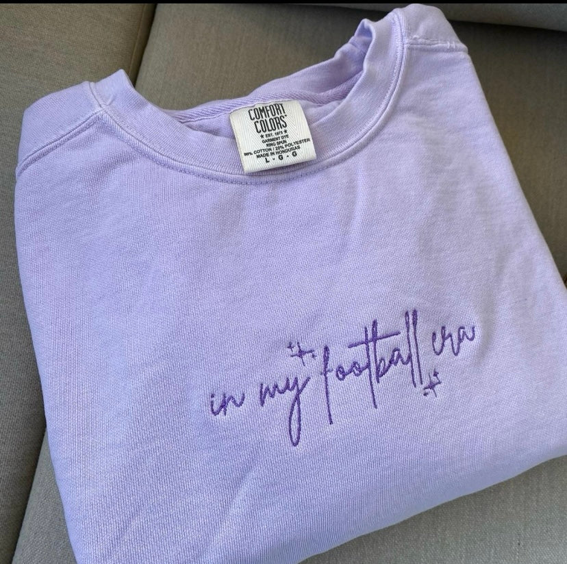In my football era crewneck sweatshirt